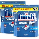Finish Quantum 160 Kaps&uuml;l Bulaşık Makinesi Deterjanı Tableti (2 x 80 Kaps&uuml;l)