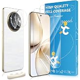 WILLONE Screen Protector for Realme 14 Pro Plus 5G/14 Pro+ 5G, 2 Pieces Protective Film with 2 x Camera Lens Protector, Self-