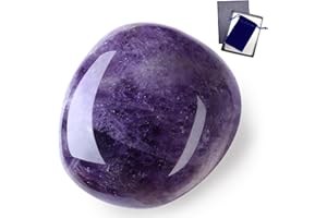 ‎GUJOXILA GUJOXILA Mutstein zur Einschulung Amethyst Geschenk für das Schulkind Kleinigkeiten für die Schultüt Schulanfang Kristalle Edelsteine Schutzstein für Stress Relief Adventskalender Füllung Kinder