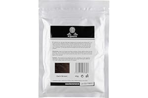 Fidentia Fibre di cottone per la costruzione dei capelli | Confezione di ricarica 40g, Castano Scuro