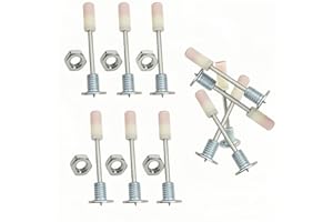 SQLJYU Pack of 200 Nails for Nail Gun, Threaded Nails, Includes 200 M8 Nuts, Diameter 7.3 mm Nail Gun for Steel & Concrete, Nail Gun, Nails for Concrete Walls, Roofing Felt Nails, Nail Gun Compressed Air