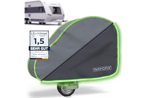 ‎TARPOFIX Tarpofix® Deichselabdeckung Wohnwagen | Anhängerkupplung Abdeckung mit Doppel-Klickverschluss | Deichselhaube Anhänger Wasserdicht | Universal Abdeckung Anhängerdeichsel | Deichselschutzhaube PKW