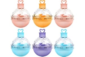 LOSTWRY 6 Pièces Moule à Glaçon Boule Sphérique, Moule à Glaçons Boules Rond Sphère Moulle Glace Silicone Ice Ball Maker pour Boule de Glace au Whisky pour Boissons, Cocktails, Vin, Jus