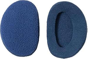 OYUEGE Bandlose Ohrenschützer für Damen und Herren, weiche Fleece-Ohrwärmer, dicke Winter-Ohrenschützer, Farbe-Blau, One size