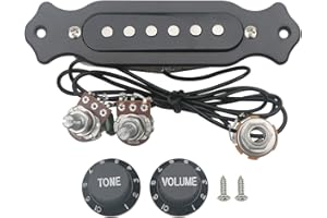 MUSICAL INSTRUMENT PARTS Cuerdas de guitarra con arnés de cables y pastilla sencilla con botones de volumen y tono