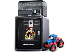 Anycubic Kobra S1 Combo 3D-Drucker Mehrfarbig, Geschlossene CoreXY-Struktur, 600 mm/s Schnelles Drucken, Trocknung Filament während des Drucks, 320 °C Hotend, Druckgröße 250 x 250 x 250 mm