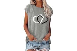 MICKURY Sommermode Tops für Frauen 2022 Casual Vintage Blumendruck Tops kalte Schulter Kurzarm Bluse Loose Fit Shirts