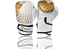 ONEX Junior/Kids Boxing Gloves Sparring Pro 2oz-4oz Punch Bag Fight MMA Muay Thai Grappling Fight Mitts Martial Arts Training Kickboxing Punching Glove