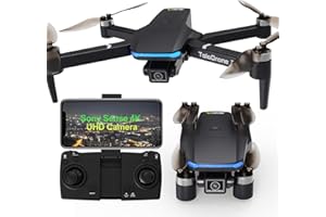 Toladrone Drone con Fotocamera 4K UHD per Adulti, Droni GPS con Motore Brushless, Trasmissione in Tempo Reale 5G, Seguimi, Ritorno Automatico, Drone per Principianti TD31GPS