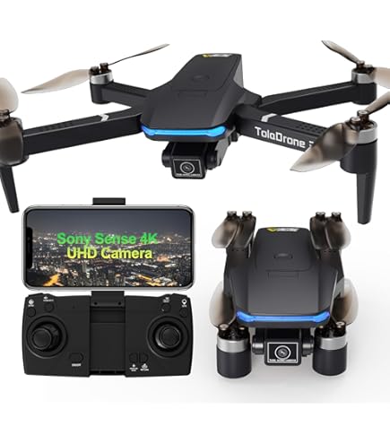 Drone Avec Caméra 4K - Contrôle Gestuel, Pliable, 20min Vol - Idéal Débutants & Enfants