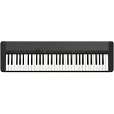 Casio CT-S1BK Casiotone piano keyboard, black with 61 stroke sensitive keys