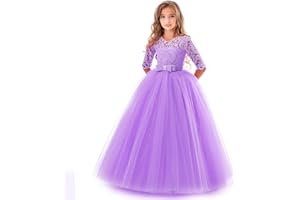 Ulalaza Principessa Poofy Fiore Ragazze Abiti Compleanno Festa Cosplay Matrimonio Concorso Dress-Up