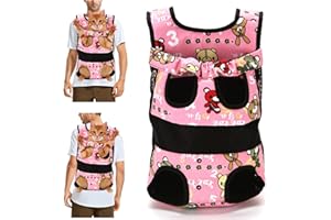 PETCUTE Zaino per Animali Domestici Zaini per Cani Grande Gatti Borsa Porta Cane Zaini per Trasporto Cani Marsupio per Cani