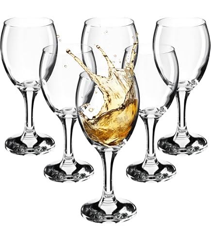 Cristal D'Arques Lady Diamond Weinglas – 6er Set, 27cl, Aus Kristallglas, Spülmaschinenfest