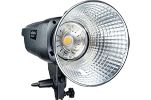 Walimex pro Emerger 400 Studioblitz mit 400 Ws Blitzleistung, Blitzgerät mit 2,4 GHz Funk, Fotoblitz mit kurzer Wiederaufladezeit, Blitzleuchte mit dimmbarem LED-Einstelllicht