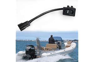 MIKODA Outboard Power Trim Tilt Switch, Bottom Rear Cowl Trim Tilt Switch Compatible with Mercury Outboard 25-400HP Mariner Outboard 50-300HP 1999-Up Replace 87-8569901, 87-896620001, 87-8M0042300