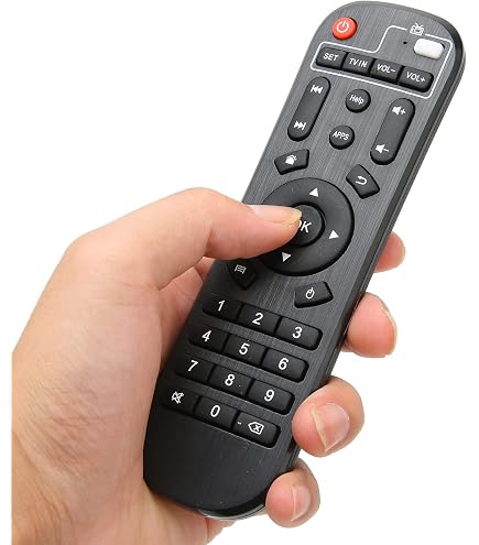 Telecomando Sostitutivo ALLIMITY X33-005 Per TV Box MXQ – Compatibile Con MX10, T95M, H96, X96 E Altri – Senza Programmazione