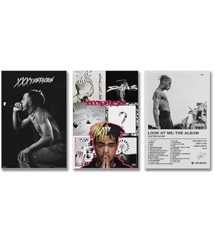 3er Set Vintage Frank Poster - 20x30cm Leinwand Drucke Musik Album Deko | Wandkunst