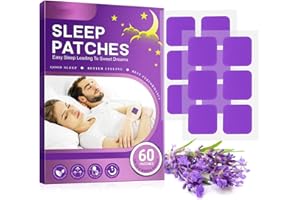 TAPT Schlafpflaster für Erwachsene, 60 Stück Melatonin Pflaster Durchschlafen Alle Natürlichen Tiefschlaf Pflaster, Schlaf Fördernde Aufkleber für Männer und Frauen, Einschlafhilfe