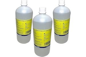 GERCARE Suero Fisiologico 3 Litros Botella - Suero Fisiologico - Solución Salina de 9 Gramos de Sal por Litro - Solución Salina para Limpieza y Cuidado - Suero