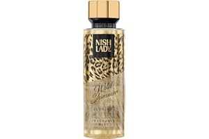 ‎NISHLADY NishLady Body Mist - Fragrance Mist – Body Spray - Body Parfüm - 260 ml - Perfekte Wahl für Tägliche Erfrischung und Besondere Momente (260 ml (1er Pack), Wild Shimmer Leopard)