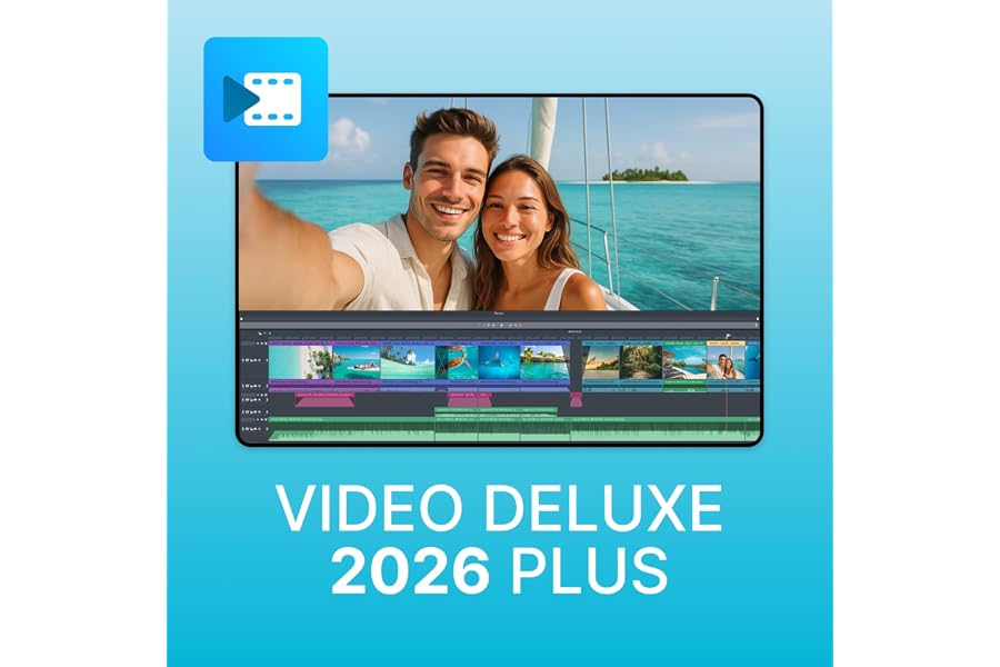 MAGIX Video deluxe 2026 Plus: Le montage vidéo pour tous | Programme d'édition vidéo | Éditeur vidéo | pour Windows 10/11 PC