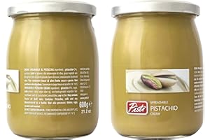 D DIRECT MART THE QUALITY SERVICE YOU EXPECT Pisti Sicilian Pistachio Cream Spread, Creamy Spreadable Versatile Paste, No Palm Oil or Artificial Ingredients Artisan Pistachio Butter(600gm Shelled Pistachios Cream Jar by Direct Mart)-2 Pack