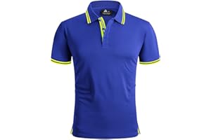 SPEEDRUN Polo Shirt Tshirt Herren Kurzarm Polohemd für Herren mit Brusttasche Slim Fit Sommer Schnelltrocknend Atmungsaktives Golf Tennis Arbeit Polo Hemd T-Shirt Casual