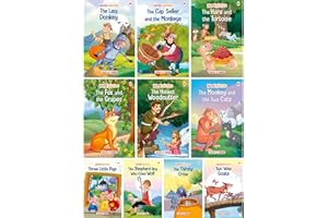 Moral Story Books for Kids (Illustrated) - English Short Stories with Colourful Pictures - Bedtime Children Story Book - 3 Ye