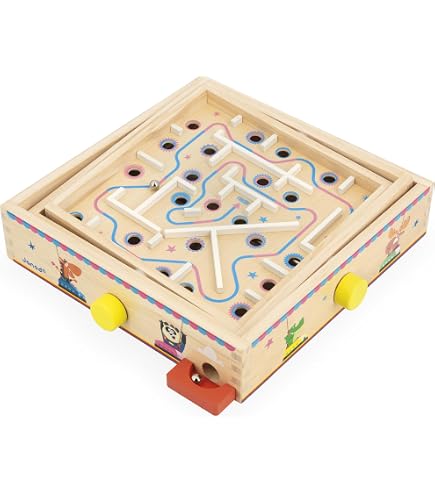 Toyvian Jeu Éducatif Garçon Fille Labyrinthe Électrique Vert Jeu Adresse Interactif Stimulant Concentration et Cognition Cadeau Anniversaire Garçon Fille