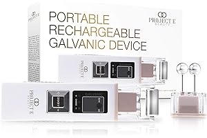 Rodillo Galvánico Elevador Facial de Project E Beauty | Suaviza la Textura de la Piel | Reafirma la Piel | Disminuye las Líneas Finas y Arrugas | Limpieza Profunda de Poros