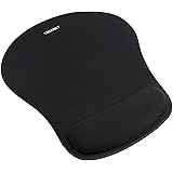 Tapis de Souris, TECKNET Tapis de Souris Ergonomique avec Repose Poignet, Portable, Parfait pour Ordinateur, Bureau, Travail
