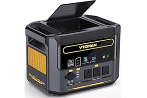 VTOMAN FlashSpeed 1500 Portable Power Station 1548Wh - Recharge 0-100% within 1H, LiFePO4 (LFP) Battery Powered Solar Generator with 230V/1500W AC Output/Input, 100W USB Port for Outdoor & Indoor