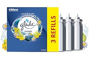 Glade® Touch&fresh® Recharge Marine 2+1 Gratuit - Infusé Aux Huiles Essentielles