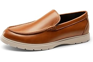 Bruno Marc Men's Loafers Classic Formal Shoes Comfort Leather Lined Breathable Slip-on Shoes