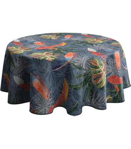 Le linge de Jules Tafelkleed, vuilafstotend, stevig, rood, rond