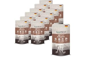 Venandi Animal - Premium Nassfutter für Katzen - Kalb als Monoprotein 12er Pack (12 x 125 g), getreidefrei, Monoprotein