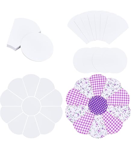 200pcs Modèles D'Assemblage De Papier Blanc Paper Piecing