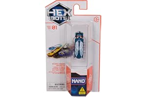 HEX BOTS Nano Single, Sensory Cats with Vibration Technology, Insect Toys & Mini Robot Toy for Kids Ages 3 & Up (Spin Master 6071535)