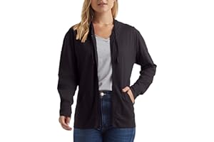 Hanes Damska bluza z kapturem z dzianiny typu slub, zapinana na zamek błyskawiczny, teksturowana bawełniana bluza z kapturem dla kobiet