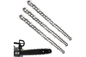 BWISUP 3 Pack 20 inch Chainsaw Chain for 20 Inch (50cm) Bar 76 Drive Links, 0.325inch Pitch, 0.058inch Gauge, Replacement Saw Chain Fit Timberpro 62CC and Other Chainsaws