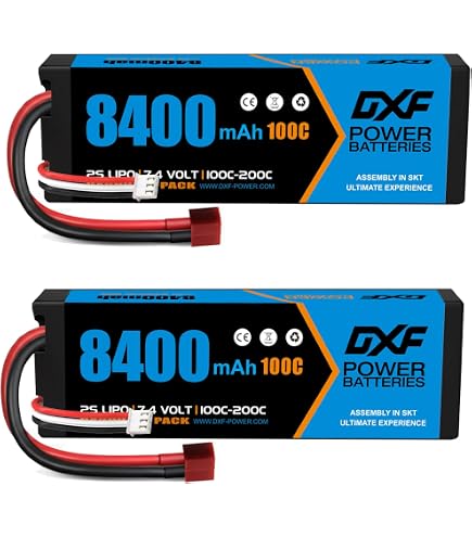 Batteria LIPO 6S 22.2V 10000mAh 100C Per Droni E Auto RC - Configurazione 6S1P, Connettore XT60 - DXF Grande Potenza
