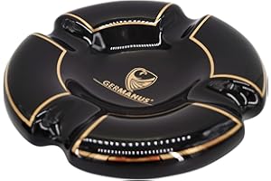 Germanus - Cenere per sigari Malta – nero oro – XL