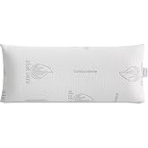 Todocama Aloe Vera Memory Foam Pillow, Compact Viscoelastic Core for Neck and Neck, Medium-High Firmness, Double Cover with Z