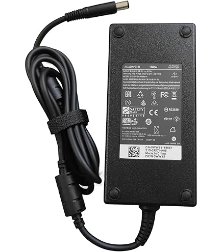 Dell 180w 19.5V 9.23A Gaming Laptop Power Adapter Computer Charger