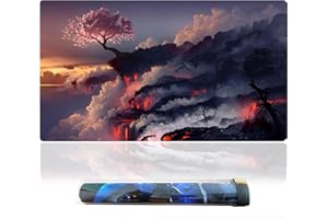sabermaster TCG playmat Table Mats Size 70X40 cm Mousepad Compatible for MTG RPG CCG Trading Card Game Play mats Original Play Mat Art Designs & Accessories (2)