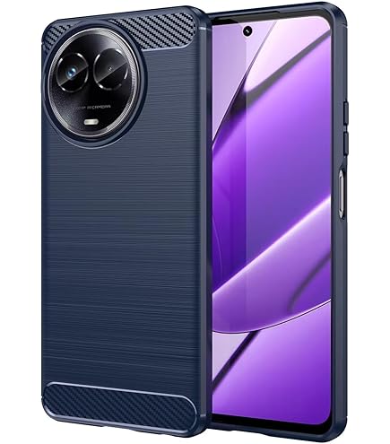 RankOne Cover per Realme 11 5G (6.72 Inches), Custodia Flip Pelle Portafoglio, Magnetica Libro Bumper Cover Case - Blu