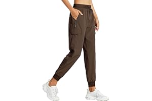 Libin Pantalon de Randonnée Femme Été Jogging Cargo Léger Séchage Rapide Imperméable Montagne Pantalon pour Casual Extérieur Travail