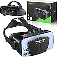 Shikecon VR Virtual Reality VR Headset 3D Glasses Headset Helmets VR Goggles for TV, Movies & Video Games Compatible iOS, Android &Support 4.7-7 inch