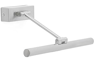 FARO BARCELONA Faro 61080 - MAGRITTE-1 LED Lampada da quadro di nichel opaco 6W